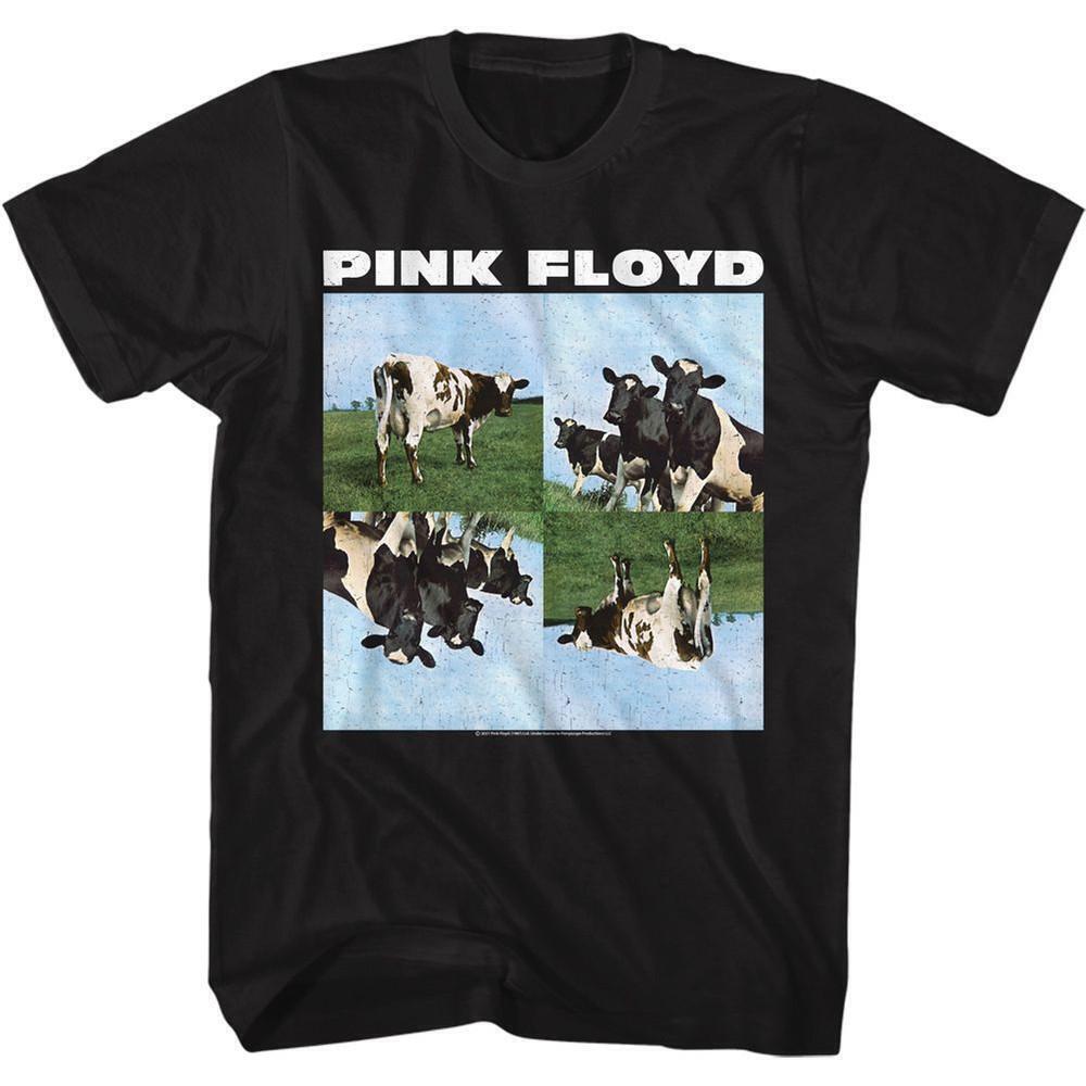 Floyd Cows Black Adult T Shirt